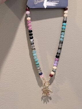Universal Thread Multicolor Beaded Necklace with Tree Of Life